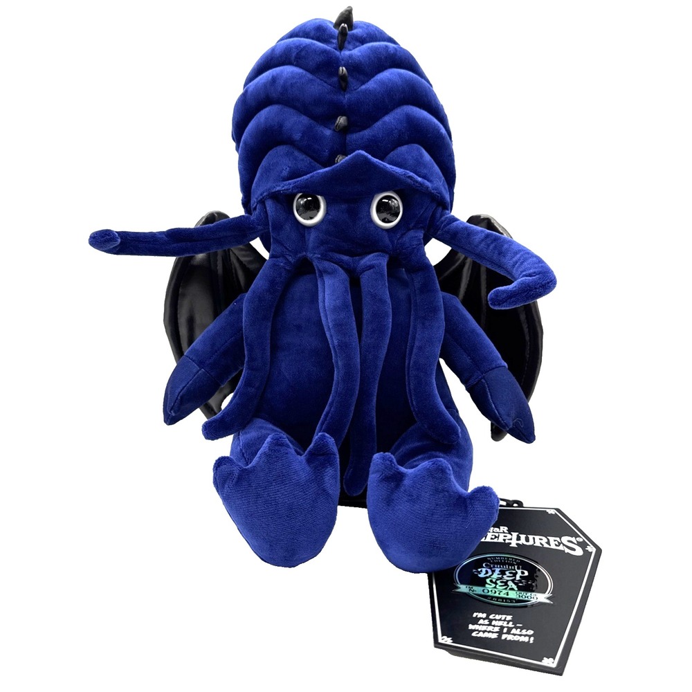 NWT Killstar Cthulhu Deep Sea Plush Toy Blue Kreeptures Large Stuffed Animal LE